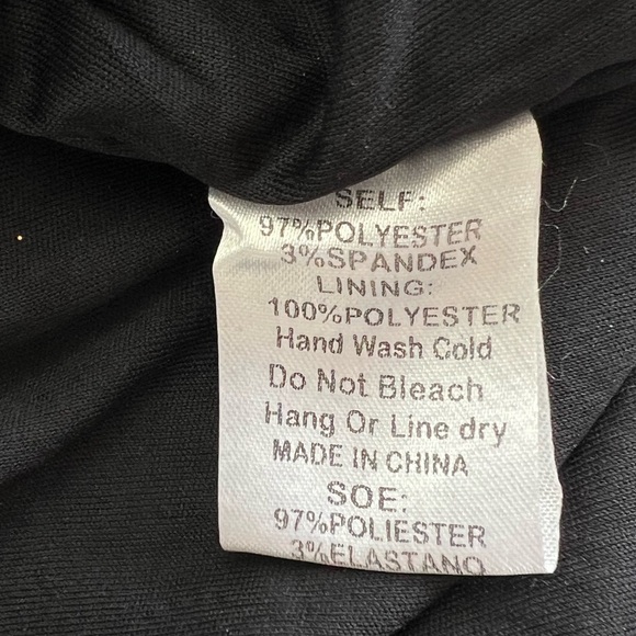 Windsor Black Sequin Mini Dress with Side Slit Spaghetti Strap Sz: XS - Picture 11 of 12